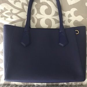 Dagne Dover Blue Classic Tote 13”
